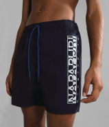 Short de bain V-Box - Réf: NP0A4GAH - 100% polyamide, ajustable avec cordon et taille élastique - Marque Napapijri_2