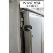 Comete gauche - porte de chambre froide coulissante - Somafracl - isotherme négative - dimensions 900x2000 mm - congélation -20°C_2