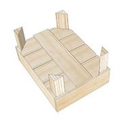 L1 - Caisses en bois - Simply à Box - L36 x H19 x P27 cm - Bois brut et 6 coloris de lasure à l'eau_2