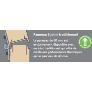 Porte sectionnelle industrielle ISO V80 - sur mesure, design fiable et performant, gestion du trafic et faible déperdition énergétique_2