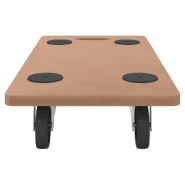 Vidaxl chariots sur roulettes 2 pcs rectangulaire bois d'ingénierie 154885_2