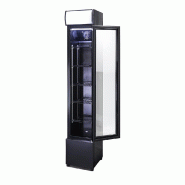Réfrigérateur porte en verre étroit noir l360 7455.1384 COMBISTEEL_2