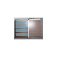 Cloisons amovibles - Ardal - modèle ajouré en tôle microperforée et bois hêtre_2