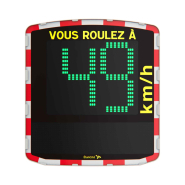 Radar pédagogique EVOLIS Vision - Matrice texte Full Led, visibilité optimale jusqu'à 200m_2