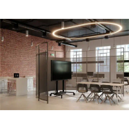 RISE 4205 Chariot élévateur à  écran motorisé, 50 mm/s, Course 700 mm (Noir, UE)_2