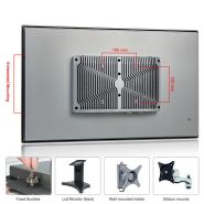 Panel PC industriel fanless 23.8