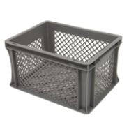 Caissette gerbable et/ou emboîtable - Parois pleines ou ajourées - Capacité de 6 à 80 L - Normes Europe_2