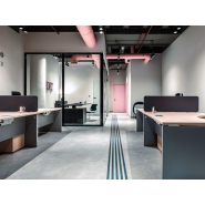 Bureau opératif classique OGI V - Cloisons séparatives en option - Plateaux variés et personnalisables_2