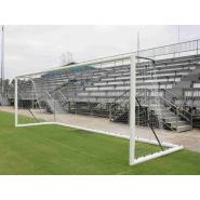 But transportable à 11 en aluminium Ø101.6 mm avec crochets - retours d'angle soudés_2