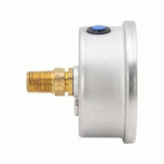 G2534R, Manomètre, 63 mm Face, Raccordement centre arrière, Bain de glycérine, 400 bar pression maximale_2