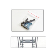 Présentoir Mural 6 x A4 - Fil 100% métallique Réf : 410006_2