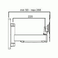 ROLINE Bras LCD pivotant, extra long, 4 pivots, montage mural_2