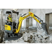 Pelle sur chenille EZ17e - Mini-pelle électrique avec batterie lithium-ion et système hydraulique avancé_2