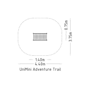 Pont du sentier d'aventure - 8055433 - Hags - Structure pour aire de jeux en acier, gris, avec scellement béton_2