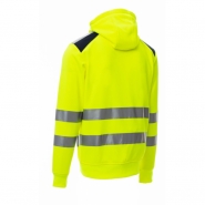 Sweat à capuche homme haute visibilité - bandes réfléchissantes - fermeture zip - modèle SWLEADH001457-0439-01014_2