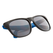 Lunettes de soleil - branches colorées - protection UV400 - couleur bleu - poids 23.33g_2