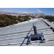 Ligne de vie pour couverture à joint debout: dispositif d'ancrage horizontal_2