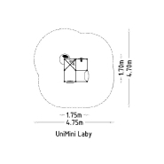 Maisonnette UniMini Laby réf-8057310 - Hags - Tranche d'âge 1-5 ans - 146,01 kg - Hauteur 2000 mm_2