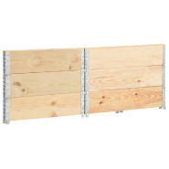 Vidaxl colliers de palette 3 pcs 100x100 cm bois de pin solide 310057_2