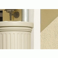 Récupérateur d'eau colonne romaine cylindrique sable 1000 l