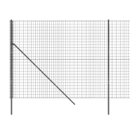 Vidaxl clôture en treillis métallique anthracite 1,6x25 m 154204_2