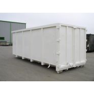 Bennes à déchets légers standard - Matex - Écartement 1060 mm - Porte arrière deux vantaux_2