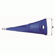 Dents de godet adaptables Feurst AF 8552 PR - 20 kg - Dimensions précises_2