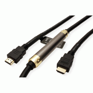 ROLINE Câble HDMI High Speed + Ethernet, avec Repeater, 25 m_2