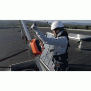 Système antichute à rappel automatique - Protector Elevator TR01820U - câble acier inoxydable Ø 5 mm, treuil de sauvetage_2