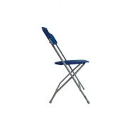 Lucy M2 - Chaise pliante en plastique avec classement M2 - Vif Furniture - Gris/Bleu_2