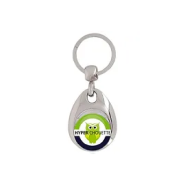 Porte-clés publicitaires modèle Deluxe - jeton magnétique 4,2 x 3,2 x 0,6 cm - personnalisation haute de gamme_2