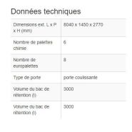 148218W - Conteneur de stockage pour produits dangereux, 1P 814, portes coulissantes, avec bac de rétention en acier intégré_2