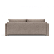 Innovation Living - Canapé convertible à ouverture assistée Tripi Cordufine beige - Lit 150x200 cm avec rangement_2