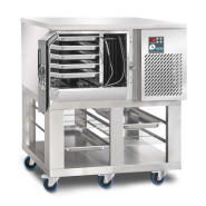 Cellule de refroidissement à grilles pour crèmes glacées - 4 bacs / 2 niveaux - HIC - Durcissement rapide à -20°C_2