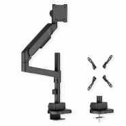 ROLINE Support LCD lourd, montage sur bureau, 4 articulations, jusqu'à 22/27 kg, noir_2