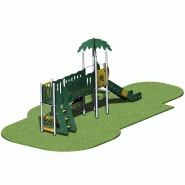 Structure de jeux inox - 2 tours - Gamme Oasis - OA21202I - Âge minimum: 2 ans - Capacité: 20_2