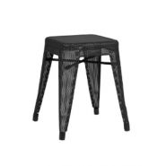 Tabouret H perforé - tabouret de restaurant - Tolix - acier plein - hauteur 55 cm - réf. 3514_2