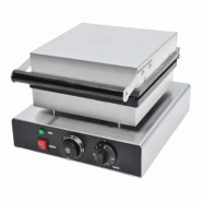 Gaufrier électrique simple en fonte ouverture 90° - 4 gaufres_2