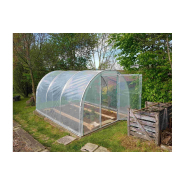 Serre de jardin petite, fonctionnelle, robuste pour les fleurs, les arbustes et le potager familial - 4 à 8 m de long - JARDINIERE_3