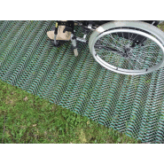 Caillebotis tout terrain - antidérapants en polyéthylène enroulable - usage fauteuils roulants et poussettes_2