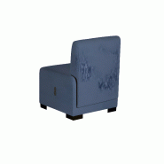 Canapé 1 place bleu denim_2