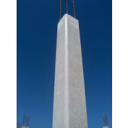 Coffrage de poteau en carton carré ou rectangle lisse - angles coupés - Référence 660_conf_2