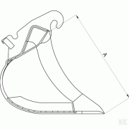 Godet d'excavation 500mm EBD05D500KR - CW05 - Kramp France_2