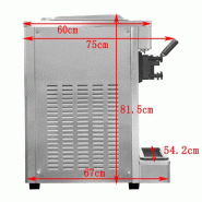 Machine à Glace Italienne 2 parfums + mix - 25 L/h - refroidissement à air - 2 kW_2
