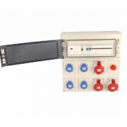 Mcidstx227 - Armoires électriques de chantier - H2MC - Fil incandescent 650°C - Coffret d'alimentation tri 16A/32A_2