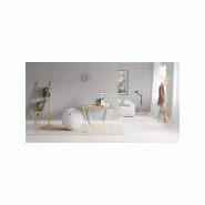 Ballon ergonomique ERGOBALL bouclette blanc_2