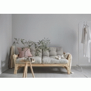 Banquette convertible futon Step - Pin massif coloris naturel - Couchage 70x200 cm_2