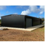Bâtiment agricole préfabriqué gamme EcoRapid - stockage de grain et outils - Cualimetal - structure en acier métallique_2