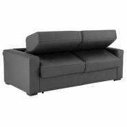 Canapé-lit DREAMER convertible 140cm - Système ouverture EXPRESS - Matelas 16cm Tweed gris silver_2