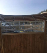 Marcheur PRO semi-couvert LCI Cheval - Diamètres 14, 16 ou 18 m - Bois Français 100% Douglas_2